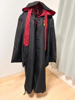 グリフィンドール ハロウィン コスプレ衣装 フード付きローブ ハリーポッター