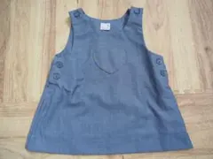 petit main グレー ワンピース 80