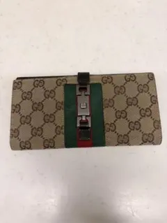 l*y様 Gucci GGキャンバス 二つ折り財布
