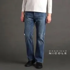 MONSIEUR NICOLE デニム パンツ　48のサムネイル