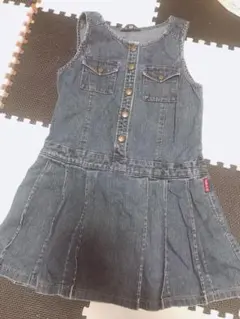 デニムワンピース ジャンパースカート