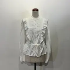 SEE BY CHLOÉ ホワイトシャツ 長袖 フリル