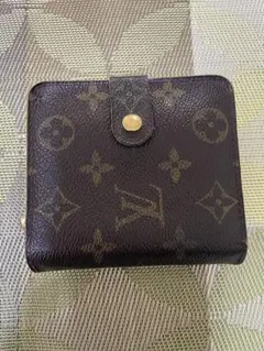 ルイヴィトンLOUIS VUITTON 二つ折り財布 モノグラムコンパクトジップ