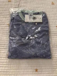 PETIT BATEAU パジャマ ボーダー柄　4ansのサムネイル