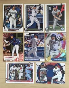 8枚セット（インサートカード含む）　大谷翔平　ドジャース　TOPPS　佐々木朗希