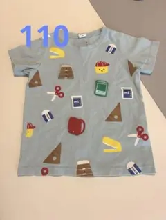 CHEEK ROOM 文房具柄 Tシャツ 110cmのサムネイル