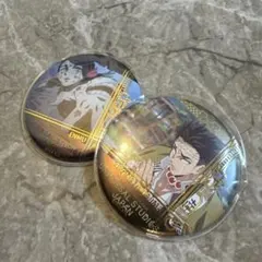 魘夢、悲鳴嶼行冥缶バッジセット