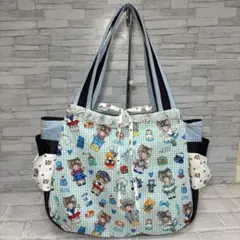 【大容量♪】コヤンイサムチョン×デニム ぷっくりバルーンバッグ ハンドメイド