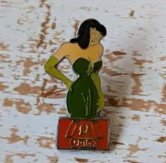 フランスビンテージ　Quick Omega　ピンバッジ