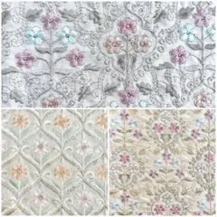 Chou Chou様 リクエスト 3点 まとめ商品　インド刺繍生地3枚