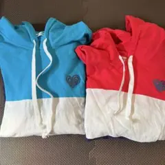 【お値下げ】パーカー　ペアルック　2枚セット