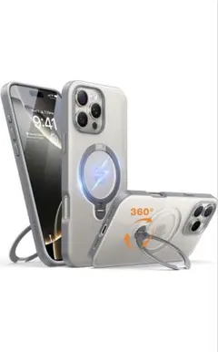 TORRAS iPhone 16 Pro 用 ケース グレー