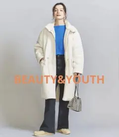 BEAUTY&YOUTHボア フィッシュテール リバーシブル コート