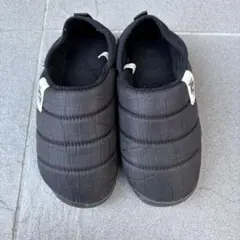 moz モズ 冬用 サンダル スリッポン ブラック 20cm 21cm