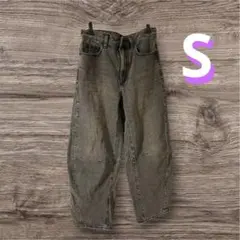 GU バレルレッグジーンズ ブラウン 【希少品】