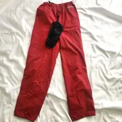 mont-bell モンベルレインダンサーパンツ レッドレディースSゴアテックス