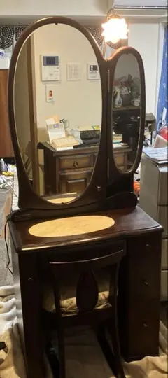 【訳あり】【長期展示在庫品】【大塚化学】【ドレッサー】【シタン】【大型】 ドレッサー「アビィ2」幅60cm ホワイトオーク材グレー（GY）色【受注