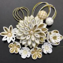 つまみ細工　髪飾り大