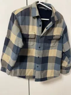 UNIQLO チェック柄 シャツジャケット 150