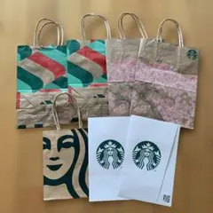 スターバックス ショップ袋 5枚とおまけ付き