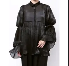 jouetie ジュエティ ボリュームスリーブシアーシャツ