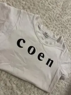 coen ホワイト Tシャツ 小さなシミあり