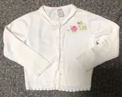 GYMBOREE ジンボリー／ガールズ 白 カーディガン サイズ5