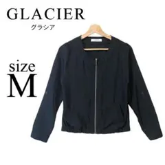 GLACIER グラシア✨ブルゾン【M】レディース ジップアップ 黒