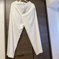 ユニクロ　ホワイト ワイドパンツ XXLサイズ