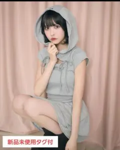 ミシェルマカロン リボンフーディーセットアップ Fサイズ