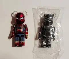 BE@RBRICK CHASE アイアンスパイダー・ブラックパンサー ２個セット