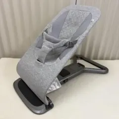 クリーニング済　☆美品☆　エルゴベビー　バウンサー　グレー　メッシュスウェット