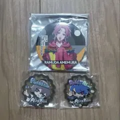 ヒプマイ ヒプノシスマイク 缶バッジ 飴村乱数 夢野幻太郎 有栖川帝統