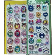 残りわずか　たまごっち　アクリルシール　おはじき　キャラクターシール　2枚セット