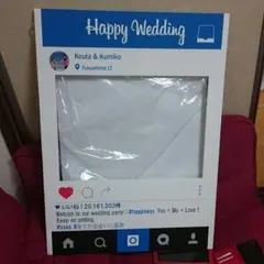 A3セルフカット★ウェルカムボード★インスタボード★インスタフレーム