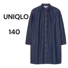 UNIQLO⭐︎デニムワンピース 140 長袖