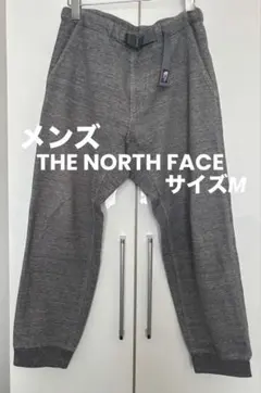 【メンズ】THE NORTH FACEグレー スウェットパンツウエスト調整可M