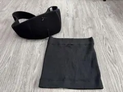 Pigeon 妊婦帯 腹巻き＆ベルトセット ブラック