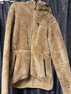 Champion フリースジャケット ベージュ