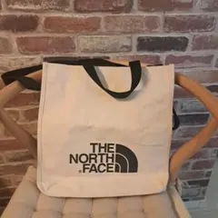 THE NORTH FACE ベージュトートバッグ