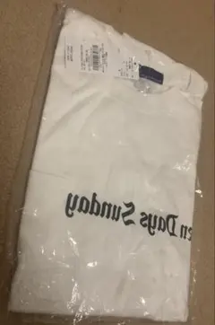 ホワイト プリント　白 Tシャツ　未使用