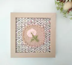 北欧　ミナペルホネン　ファブリックフレーム　ピンク