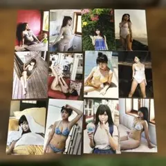 大原優乃さん水着写真 Ｌ判12枚セット
