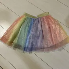 ベビー　レインボー　チュール