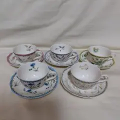 HOYA コーヒーセット カップ＆ソーサー 5客