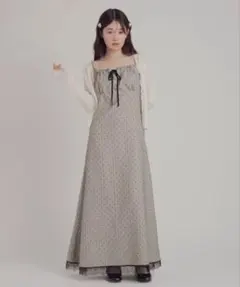 mellowneon ドットレースドッキングキャミワンピースのサムネイル
