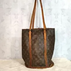 【ジャンク】LOUIS VUITTONモノグラム バケットGM トートバッグ