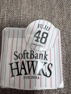 藤井皓哉 48★2026 ピンクフルデー　缶バッジ　福岡ソフトバンクホークスのサムネイル