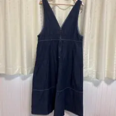 ジーユー　ジャンパースカート　XXL ブルーデニム