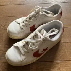 CONVERSE ホワイト/レッド スニーカー